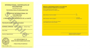 Yellow Fever Certificates